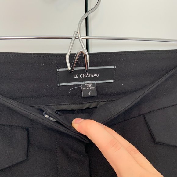 Le Chateau Black Dress Pant - Picture 5 of 6